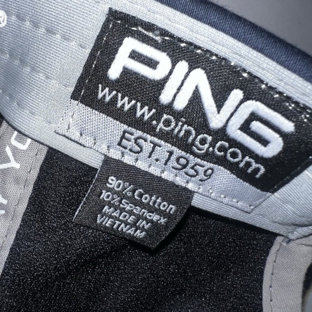 PING Ladies Iconic Golf Hat Blue Womens Cap Adjustable Strap Arizona Patch‎ NWT - Picture 6 of 7